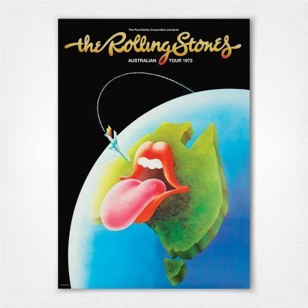 The Rolling Stones Australian Tour 1973 poster - Ian McCausland
