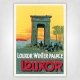 Louxor Winter Palace poster - Egypt travel poster