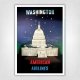 Washington American Airlines poster - McKnight Kauffer - 1948