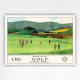 Sport on the LMS Golf poster - Norman Wilkinson