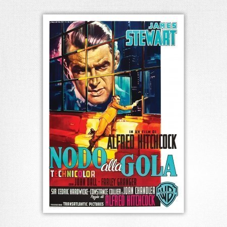 Nodo Alla Gola film poster - Italian Rope poster - Alfred Hitchcock