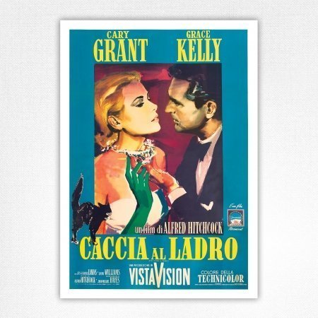 Caccia Al Ladro film poster - Italian To Catch A Thief poster - Alfred Hitchcock