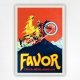 Favor cycles and motocycles poster - Vintage motorcycle poster - Jump right