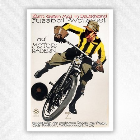 Fussball-Wettspiel poster - Ludwig Hohlwein - 1928