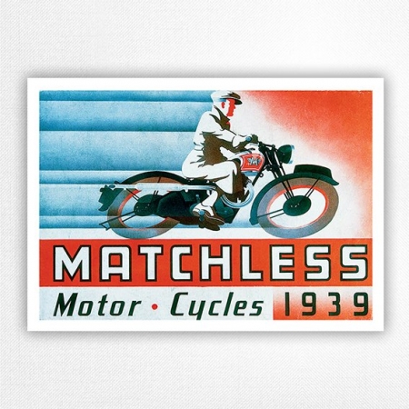 Matchless Motor Cycles poster 1939