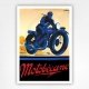Motobecane poster - Vintage motorcycle advert - Geo Ham