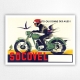 Socovel Motorcycles poster - 1948 Vintage motorbike wall art