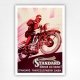 Standard Motorcycles poster - Vintage motorcycle wall art - Rembold