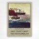 East Coast Craft No5 poster, The Northumberland Coble - Frank Mason - 1929