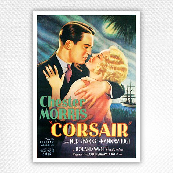 Corsair film poster - 1931