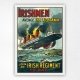 Irishmen Avenge the Lusitania poster - WWI Irish Regiment recruitment poster