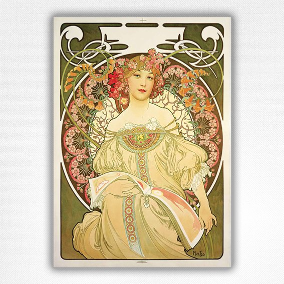 F. Champenois poster print - Alphonsa Mucha - 1897