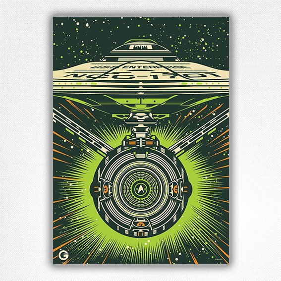Star Trek Beyond poster - Green - Matt Taylor