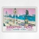 Brighton & Hove Poster Southern Railway