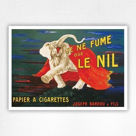 Je Ne Fume Que Le Nil poster - Papier a Cigarettes - Leonetto Cappiello - 1912