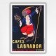 Cafés Labrador poster - vintage coffee poster - Leonetto Cappiello