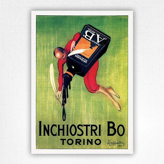 Inchiostri Bo poster - Leonetto Cappiello poster - 1921