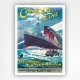Cunard Liverpool-New York-Boston poster - Cunard Line poster