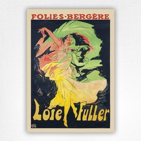 Loïe Fuller poster Folies-Bergère poster - Jules Cheret - 1897