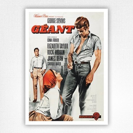 French Giant film poster - Géant movie affiche - Jean Mascii - 1963