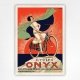 Cycles Onyx poster Vintage Cycling Poster by Fritayre - 1925 - Onyx Cycles Poster