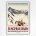 Jungfrau Bahn poster -Swiss skiing poster - Cardinaux - 1919