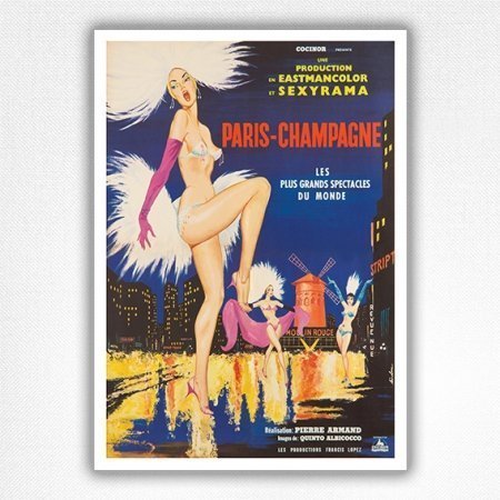 Paris Champagne film poster.