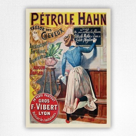Petrole Hahn poster - Tresor Des Chevaux - Jules Coulange Lautrec - 1900