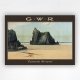 Cornish Riviera posterVintage Cornwall poster - GWR Railway Poster - F.J. Widgery 1925