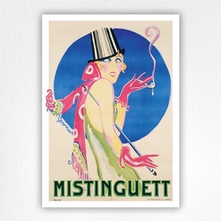 Mistinguett Top Hat poster - Charles Gesmar 1925