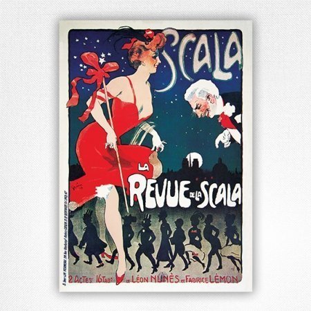 La Revue de la Scala poster - Jules Grün - 1905