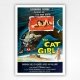 The Cat Girl movie poster, vintage Horror film poster 1957