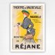 Rejane poster - Theatre Du Vaudeville - Leonetto Cappiello - 1902