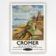 Cromer railway poster - Gem of the Norfolk Coast railway poster - Edward Wesson