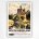 Northumberland railway poster Warkworth Castle art - John Chater - c1950