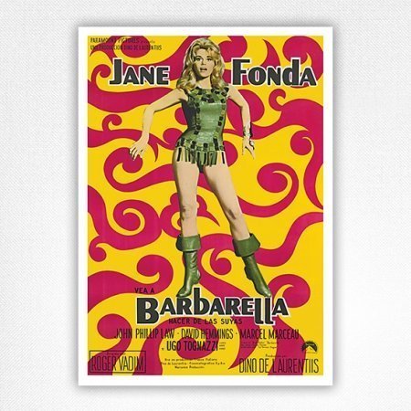 Barbarella film poster - Argentinian - 1968