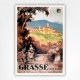 Grasse travel poster Cote d'Azur PLM poster - Charles-Jean Hallo - c1920