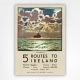 5 Routes To Ireland poster - LMS Railway poster - Norman Wilkinson - 1933