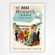 BOAC Monarch poster Stratocruiser London To New York poster - 1951