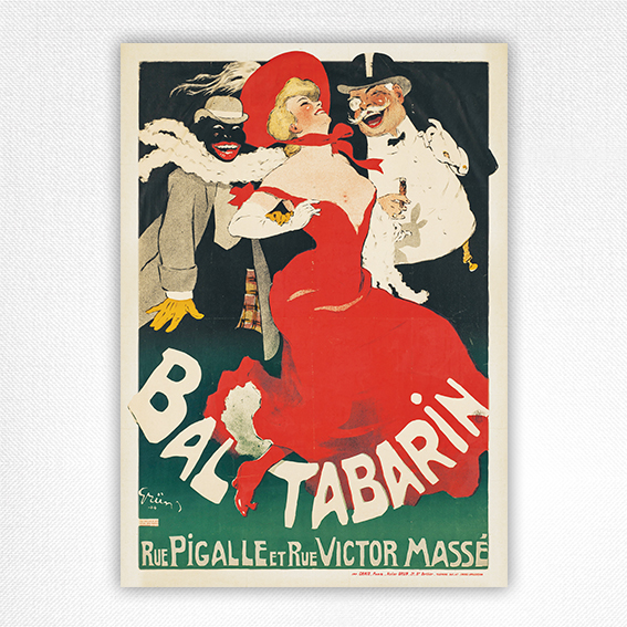 Bal Tabarin poster - Jules Alexandre-Grün - 1904