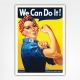 We Can Do It! poster - WWII propaganda poster - J. Howard Miller - c1941