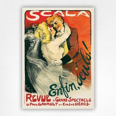 La Scala Enfin Seuls poster - Grün - 1899 - Uncensored version