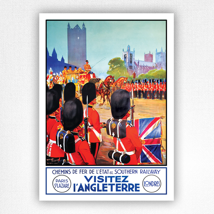 Visitez l'Angleterre poster - French Visit England poster - Maurice Toussaint - 1932