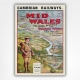 Cambrian Railways poster - Mid Wales travel poster - 1910