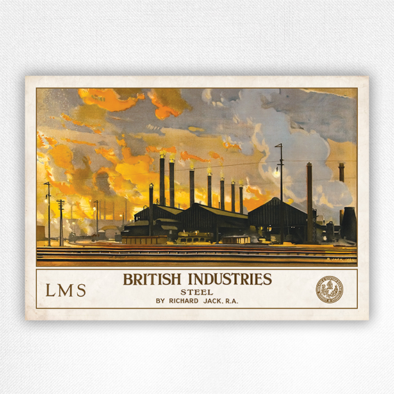 British Industries Steel poster - Richard Jack - 1924