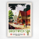 Droitwich Spa poster - LMS GWR railway poster - Cusden - 1939