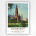 Edinburgh railway poster - The Scott Monument poster - Claude Buckle - c1950