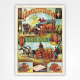 Fire Extinguisher Mfg Co poster - Babcock and Champion Chemical Engines - c1890