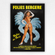 Folies-Bergere poster, Folies de Paris - AsLan - c1960s