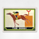 The Derby Horse Racing Poster | London Transport Poster | Vintage Horse Racing Wall Art